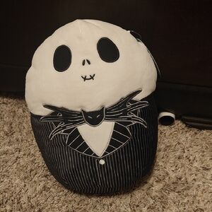 Black and White Plush Toy